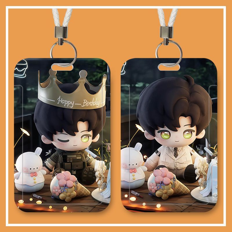 Lanyard Badge Holder - Porta credenciales con diseño de anime,