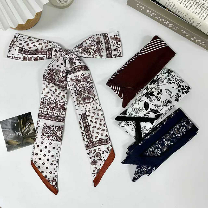 Face Scarf Mask - Novedad 2025: Pañuelo de seda fino