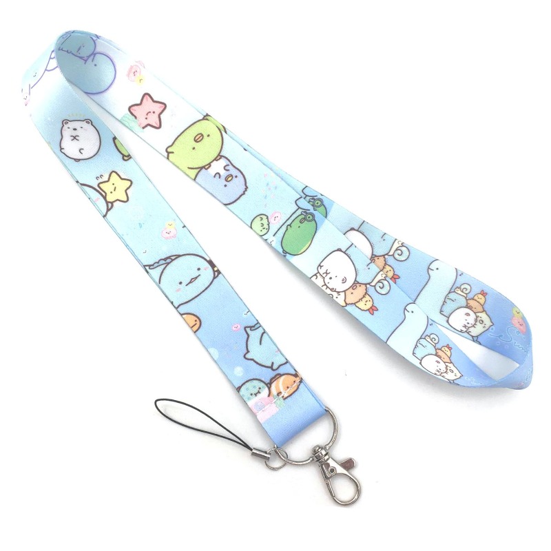 Lanyard Badge Holder - Lanyard Kawaii Sumikko Gurashi, Correa de