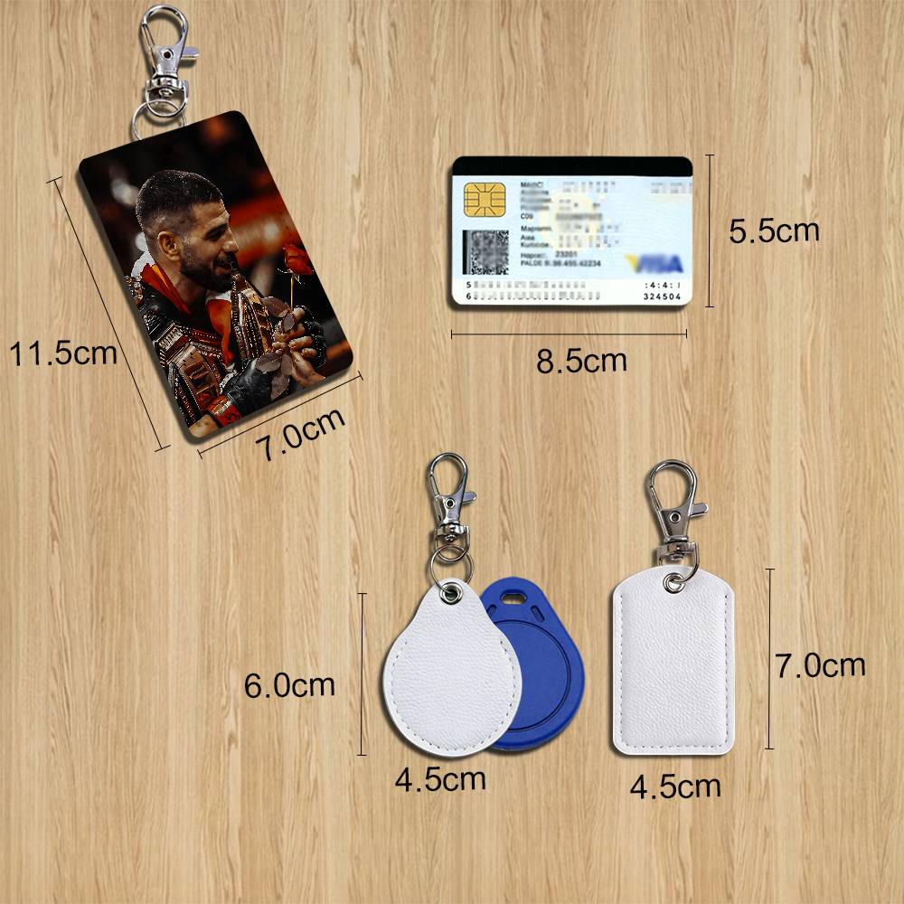 Llavero de cuero Ilia Topuria  - Lanyard Badge Holder reseña y precio
