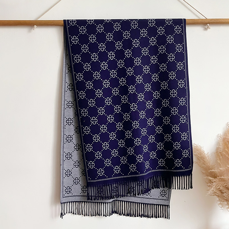 Marcas Jacquard diseño inviern - Woven Scarf Blanket reseña y precio